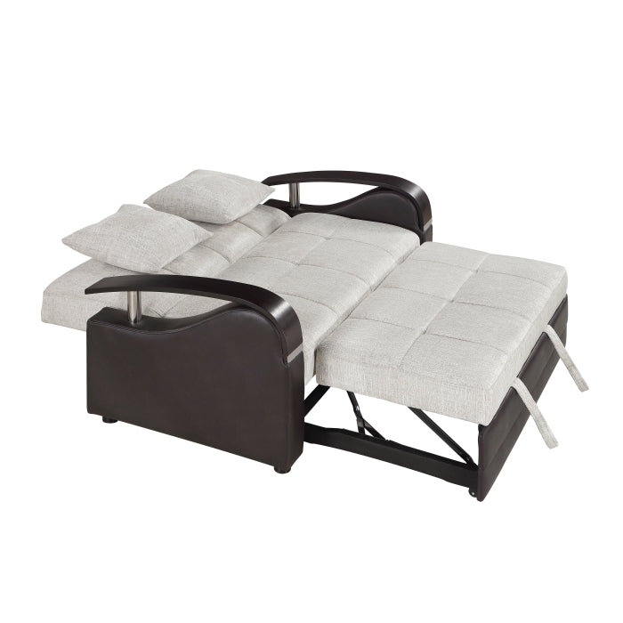 8429BE-2* (2)Love Seat with Pull-out Bed and Click Motion Back - 8429BE-2*