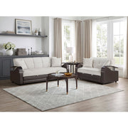 8429BE-2* (2)Love Seat with Pull-out Bed and Click Motion Back - 8429BE-2*
