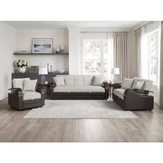 8429BE-2* (2)Love Seat with Pull-out Bed and Click Motion Back - 8429BE-2*