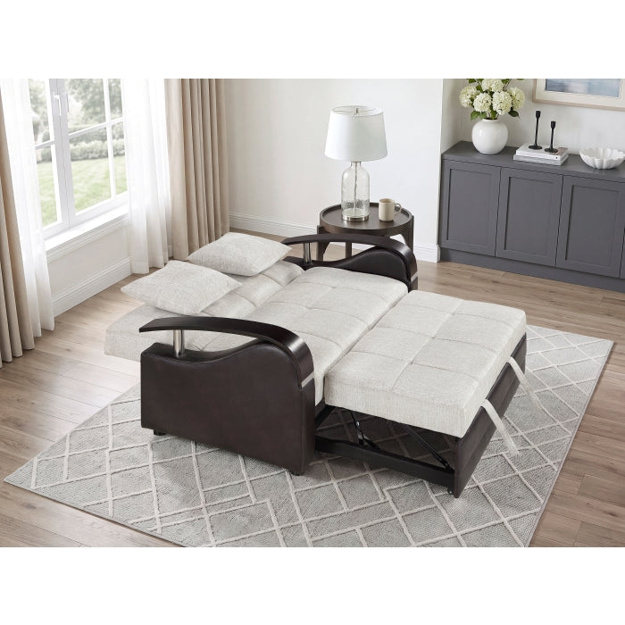 8429BE-2* (2)Love Seat with Pull-out Bed and Click Motion Back - 8429BE-2*