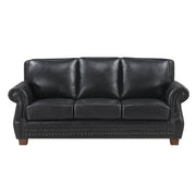 8448BLK*2 2pc Set: Sofa, Love - 8448BLK*2