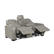 8449GY*2PWHM 2pc Set: Sofa, Love (Power) - 8449GY*2PWHM