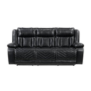 8457BLK*2PW 2pc Set: Sofa, Love (Power) - 8457BLK*2PW