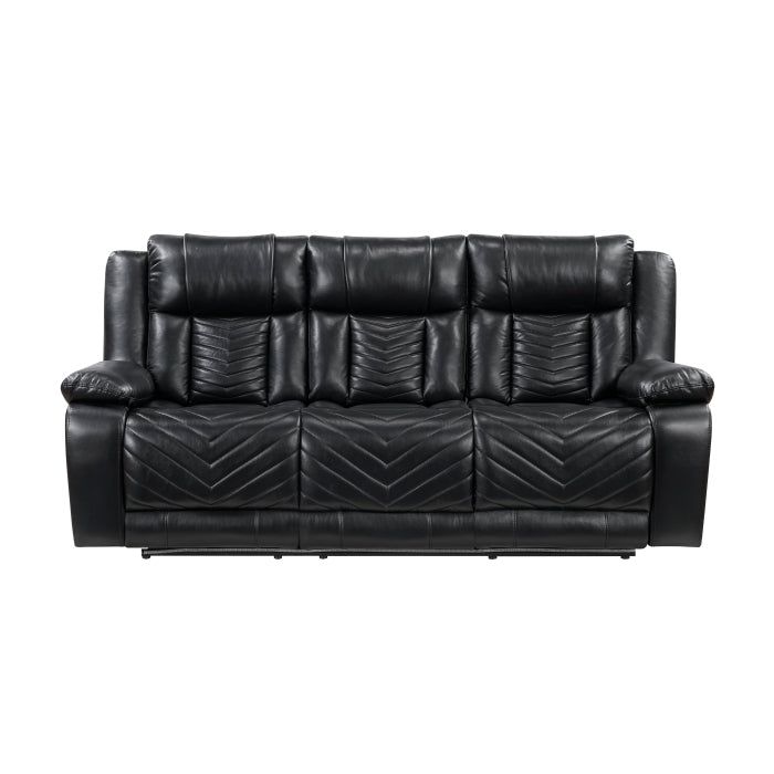 8457BLK*2PW 2pc Set: Sofa, Love (Power) - 8457BLK*2PW