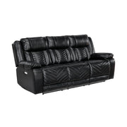 8457BLK*2PW 2pc Set: Sofa, Love (Power) - 8457BLK*2PW