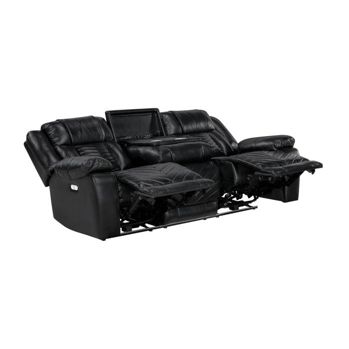 8457BLK*2PW 2pc Set: Sofa, Love (Power) - 8457BLK*2PW
