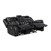 8457BLK*2PW 2pc Set: Sofa, Love (Power) - 8457BLK*2PW