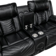 8457BLK*2PW 2pc Set: Sofa, Love (Power) - 8457BLK*2PW