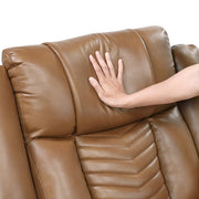 8457BRW*2PW 2pc Set: Sofa, Love (Power) - 8457BRW*2PW