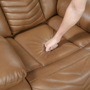 8457BRW*2PW 2pc Set: Sofa, Love (Power) - 8457BRW*2PW