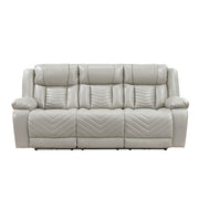 8457GRY*2PW 2pc Set: Sofa, Love (Power) - 8457GRY*2PW