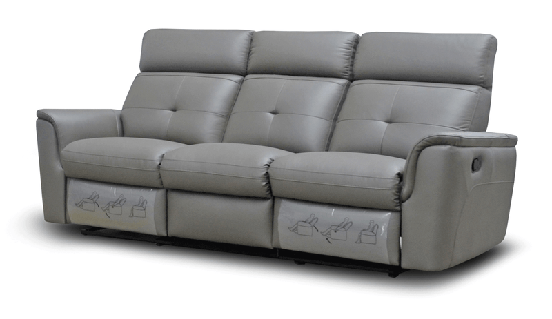 8501 3 Sofa Dark Grey - i42827