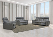 8501 Dark Grey Manual Recliner Set - Lara FurnitureLiving Room Set