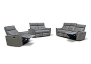 8501 Dark Grey Manual Recliner Set - Lara FurnitureLiving Room Set