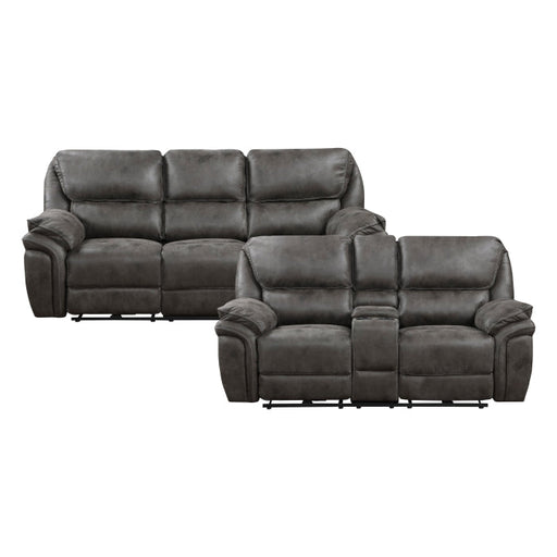 8517GRY*2PW 2pc Set: Sofa, Love (Power) - 8517GRY*2PW