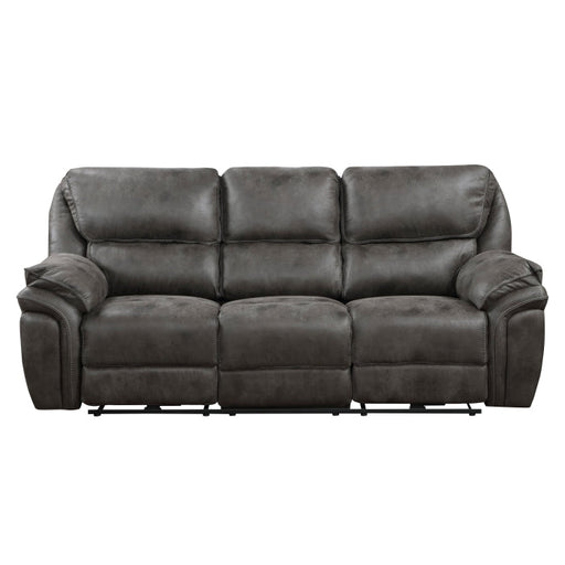 8517GRY-3PW Power Double Reclining Sofa - 8517GRY-3PW