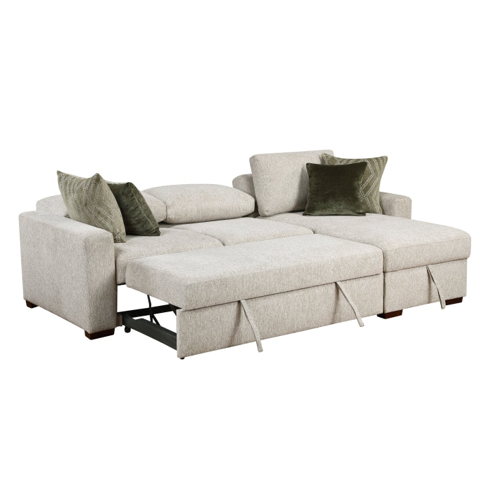 8548*3VC2AA (3)2-Piece Sectional with Convertible and Reversible Chaise,  Hidden Storage, Click Motion Back - 8548*3VC2AA