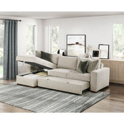 8548*3VC2AA (3)2-Piece Sectional with Convertible and Reversible Chaise,  Hidden Storage, Click Motion Back - 8548*3VC2AA