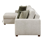 8548*3VC2AA (3)2-Piece Sectional with Convertible and Reversible Chaise,  Hidden Storage, Click Motion Back - 8548*3VC2AA
