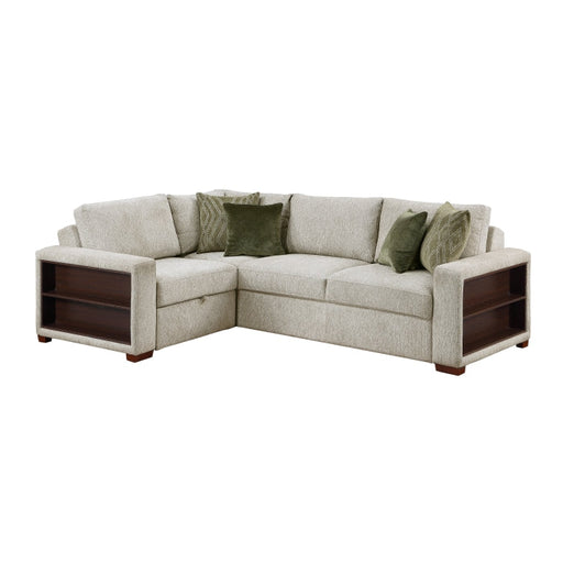8548*4SCACCLA2 (4)3-Piece Sectional with Pull-out Bed and Click Motion Back - 8548*4SCACCLA2