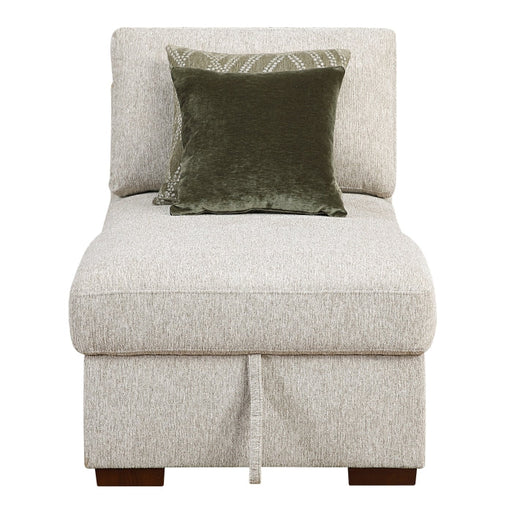 8548-VCCL Convertible Armless Storage Chaise with Click Motion Back - 8548-VCCL