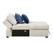8548BE*3VC2ACLA (3)2-Piece Sectional with Reversible Chaise, Pull-out Bed and Hidden Storage, Click Motion Back - 8548BE*3VC2ACLA