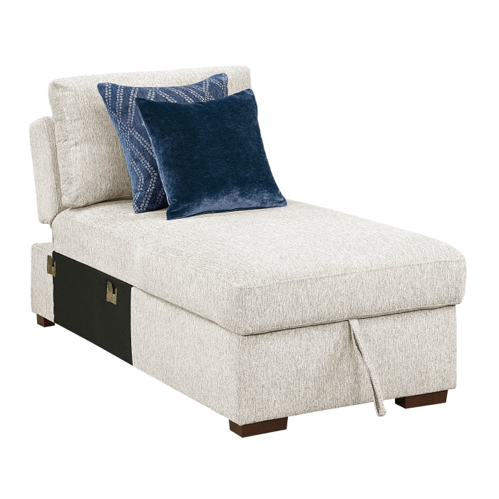 8548BE*4VC2AAOT (4)3-Piece Sectional with Convertible and Reversible Chaise,  Hidden Storage, Click Motion Back and Ottoman - 8548BE*4VC2AAOT