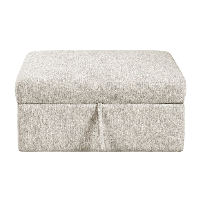 8548BE*4VC2AAOT (4)3-Piece Sectional with Convertible and Reversible Chaise,  Hidden Storage, Click Motion Back and Ottoman - 8548BE*4VC2AAOT