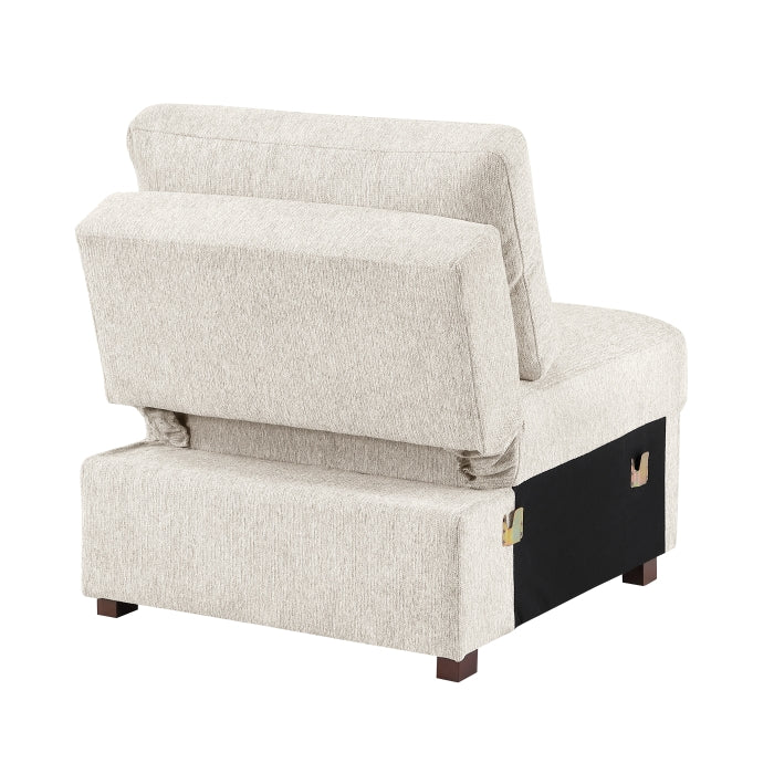 8548BE*5SCACCLA (5)4-Piece Sectional with Reversible Chaise, Pull-out Bed, Hidden Storage and Click Motion Back - 8548BE*5SCACCLA