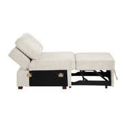 8548BE*5SCACCLA (5)4-Piece Sectional with Reversible Chaise, Pull-out Bed, Hidden Storage and Click Motion Back - 8548BE*5SCACCLA