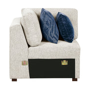 8548BE*5SCACCLA (5)4-Piece Sectional with Reversible Chaise, Pull-out Bed, Hidden Storage and Click Motion Back - 8548BE*5SCACCLA