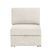 8548BE*5SCACCLA2 (5)4-Piece Sectional with Reversible Chaise, Pull-out Bed, Hidden Storage and Click Motion Back - 8548BE*5SCACCLA2