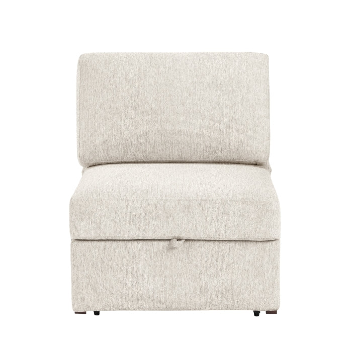8548BE*5SCACCLA2 (5)4-Piece Sectional with Reversible Chaise, Pull-out Bed, Hidden Storage and Click Motion Back - 8548BE*5SCACCLA2