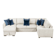 8548BE*5VC2ACRACA (5)4-Piece Sectional with Convertible and Reversible Chaise,  Hidden Storage, Click Motion Back - 8548BE*5VC2ACRACA