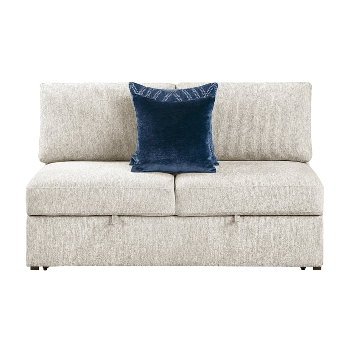 8548BE*6VC2ACR2ACLACA (6)5-Piece Sectional with Reversible Chaise, Pull-out Bed and Hidden Storage - 8548BE*6VC2ACR2ACLACA