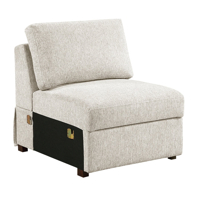 8548BE*6VC2ACR2ACLACA (6)5-Piece Sectional with Reversible Chaise, Pull-out Bed and Hidden Storage - 8548BE*6VC2ACR2ACLACA