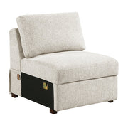 8548BE*7VC2ACR2ACLACAOT (7)6-Piece Sectional with Reversible Chaise, Pull-out Bed, Hidden Storage and Ottoman - 8548BE*7VC2ACR2ACLACAOT