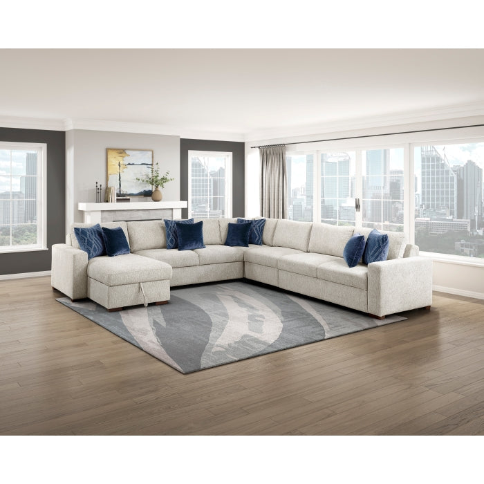 8548BE-VCCL Convertible Armless Storage Chaise with Click Motion Back - 8548BE-VCCL