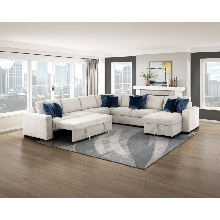 8548BE-VCCL Convertible Armless Storage Chaise with Click Motion Back - 8548BE-VCCL
