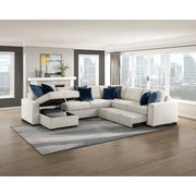 8548BE-VCCL Convertible Armless Storage Chaise with Click Motion Back - 8548BE-VCCL