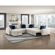 8548BE-VCCL Convertible Armless Storage Chaise with Click Motion Back - 8548BE-VCCL