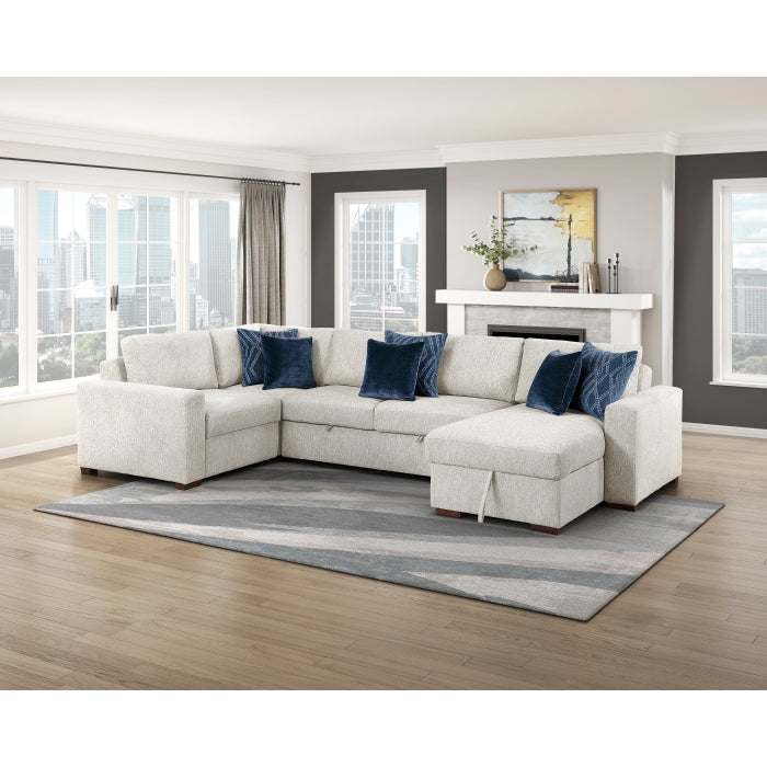8548BE-VCCL Convertible Armless Storage Chaise with Click Motion Back - 8548BE-VCCL