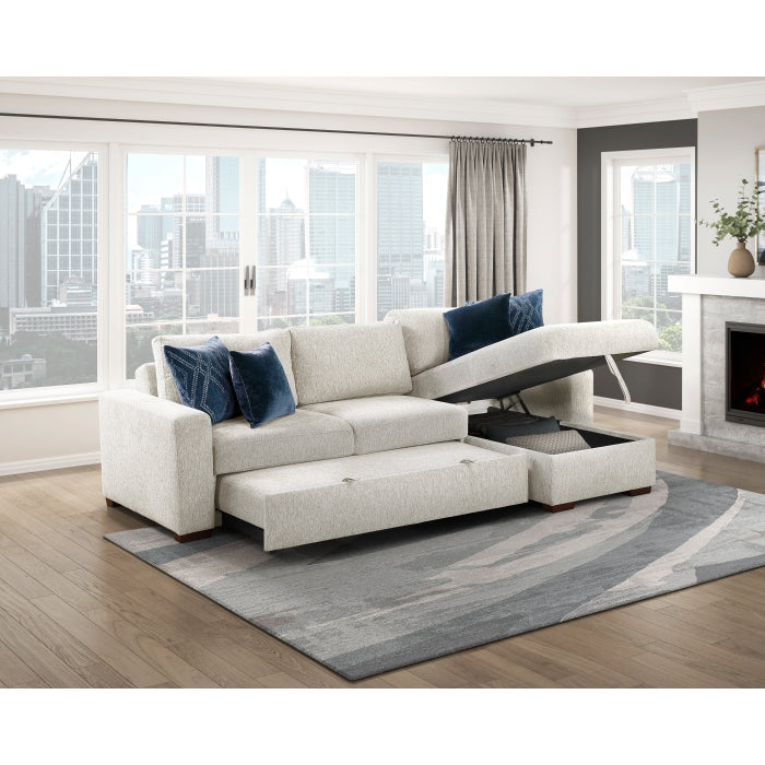 8548BE-VCCL Convertible Armless Storage Chaise with Click Motion Back - 8548BE-VCCL