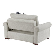 8548GY-215ACLA4* Convertible Chair and Half with Pull-out Bed, Click Motion Back and Two Roll Arms - 8548GY-215ACLA4*