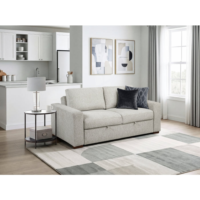 8548GY*22ACLA Love Seat with Pull-out Bed and Click Motion Back - 8548GY*22ACLA