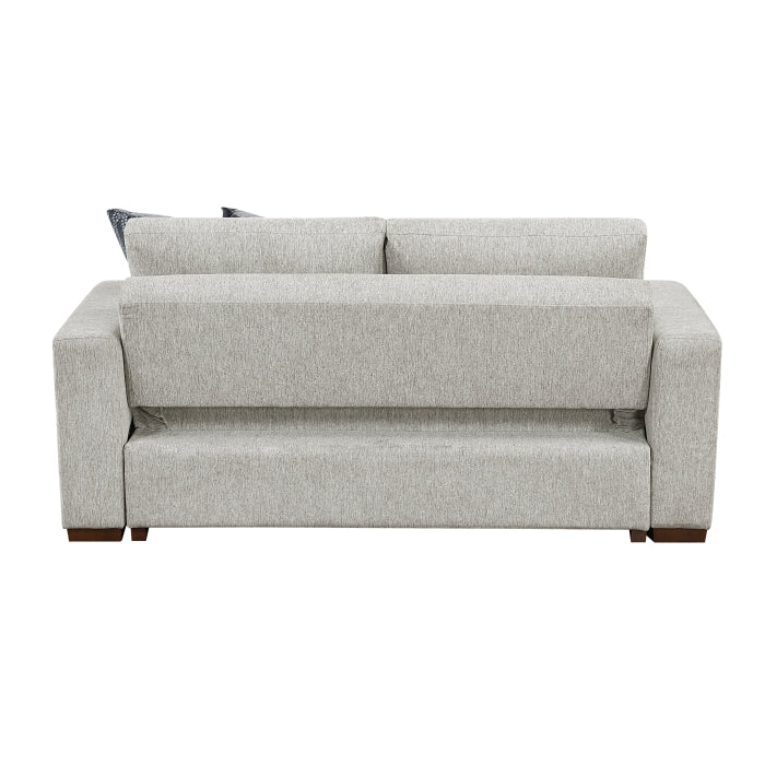8548GY*22ACLA Love Seat with Pull-out Bed and Click Motion Back - 8548GY*22ACLA