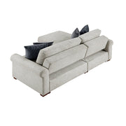 8548GY*3VC15ACLA4 2-Piece Sectional with Reversible Chaise, Pull-out Bed and Hidden Storage, Click Motion Back - 8548GY*3VC15ACLA4