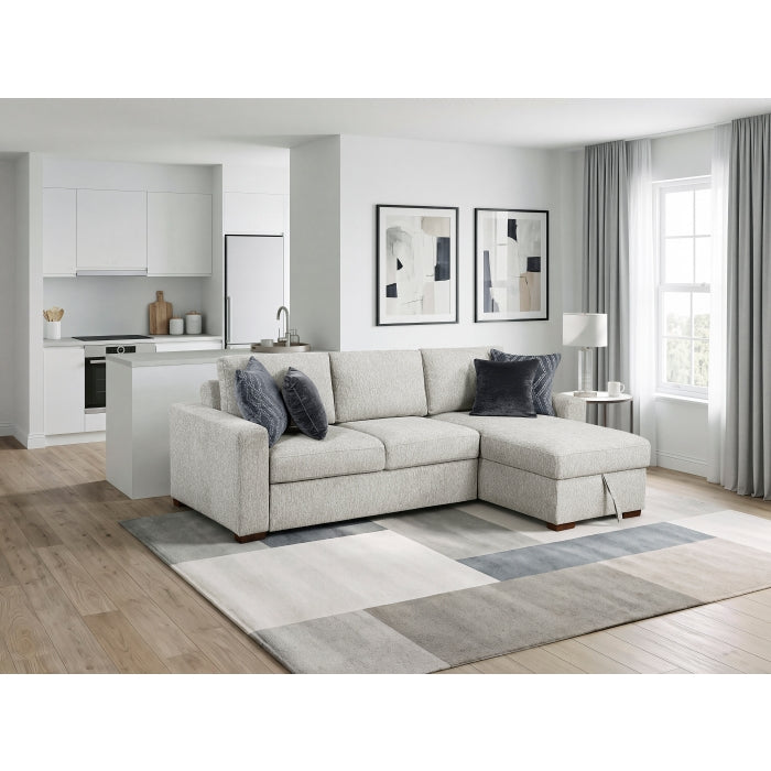 8548GY*3VC2AA 2-Piece Sectional with Convertible and Reversible Chaise,  Hidden Storage, Click Motion Back - 8548GY*3VC2AA