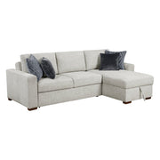 8548GY*3VC2AA 2-Piece Sectional with Convertible and Reversible Chaise,  Hidden Storage, Click Motion Back - 8548GY*3VC2AA