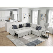 8548GY*42ACLCR2AA 3-Piece Sectional with Pull-out Bed - 8548GY*42ACLCR2AA